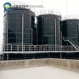 Réservoir de stockage de biogaz en verre fusionné à l'acier boulonné avec une durée de vie de 30 ans